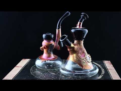 Steampunk Bubbler and Rig by ApacheBlaze.com