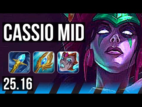 CASSIOPEIA vs ZED (MID) | 7 solo kills, Legendary | KR Diamond | 25.16