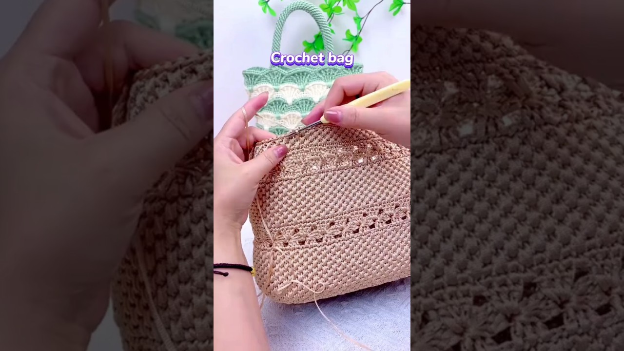 Crochet bag tips #youtubeshorts Knitting bag tips #crochetbag #crochettips
