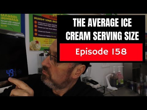 The Average Ice Cream Serving Size