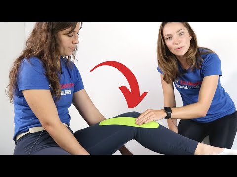 How To Use KT Tape on Pes Anserine Bursitis Of The Knee - Kinesiology Tape
