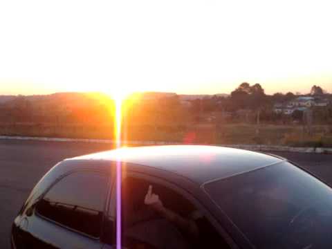 Pôr-do-sol na Ulbra Cachoeira do Sul