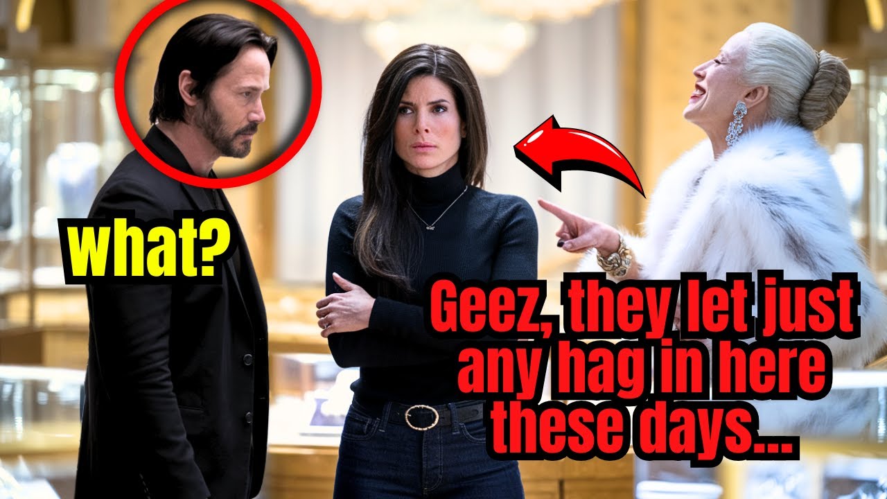 Rich Woman Insults Sandra Bullock in a luxury jewelry store  – Keanu Reeves Reaction Shocks Everyone