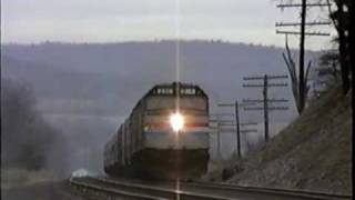 preview picture of video 'Amtrak #448 3-18-89'