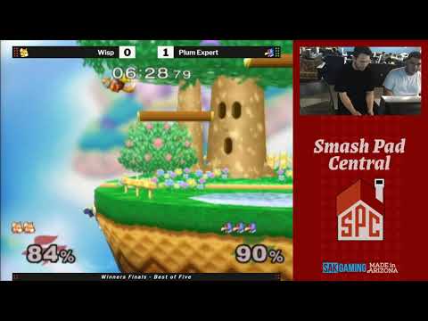 SPC 164 SSBM Winners Finals Wisp (Fox) vs. Plum Expert (Falco)