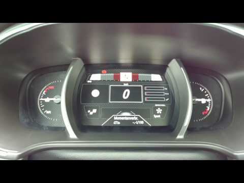 Klappenauspuff Renault Mégane IV GT Grandtour, Innenaufnahme im Stand