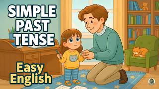 Learn English Grammar | Easy Simple Past Tense for ESL Beginners 📚 @GetSetEnglish
