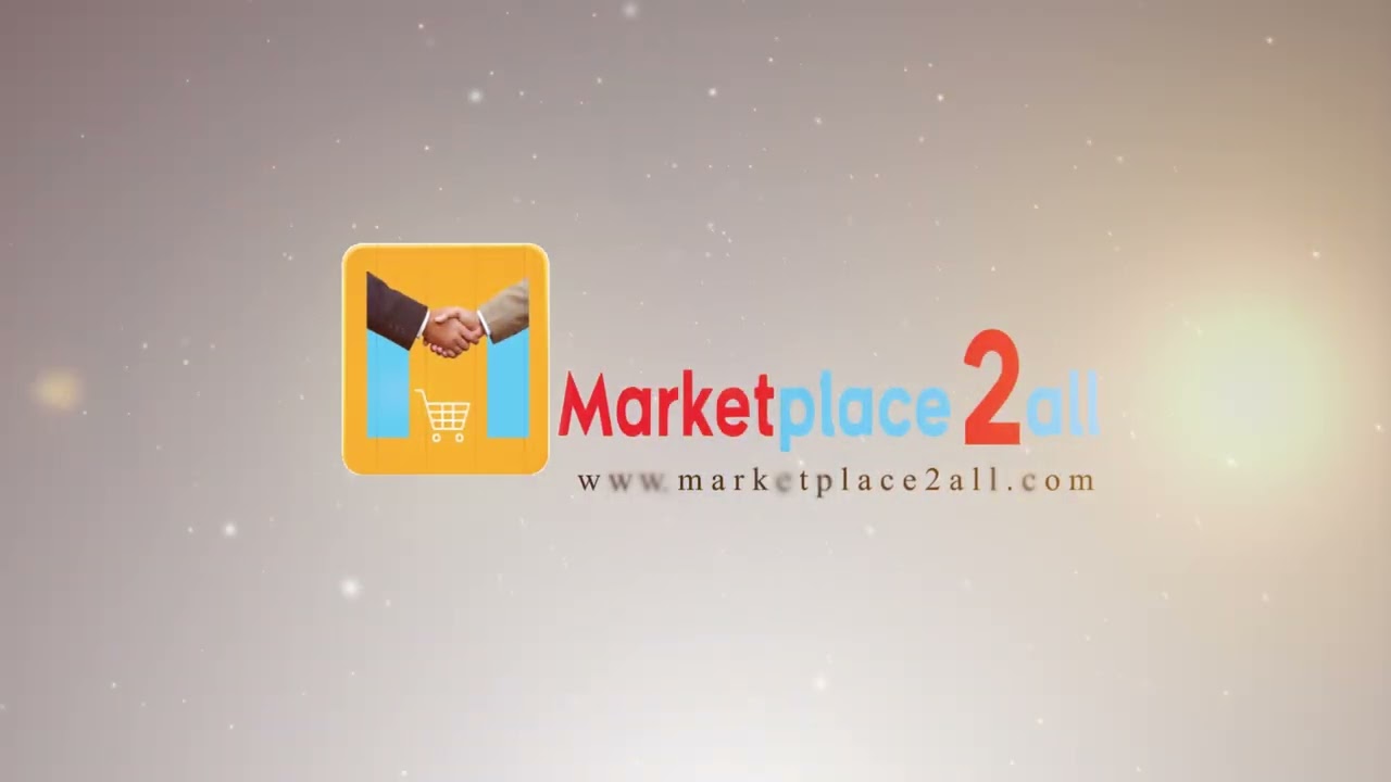 Marketplace logo animation video