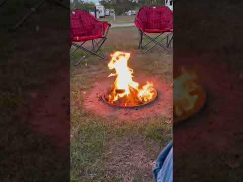 Evening campfire