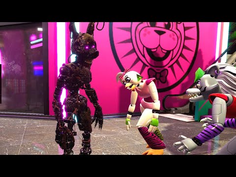 Playing as William Afton Burntrap to make friends - Five Nights at Freddy's: Security Breach