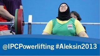 preview picture of video 'Powerlifting - women's -86kg, +86kg - 2013 IPC Powerlifting European Open Championships Aleksin'