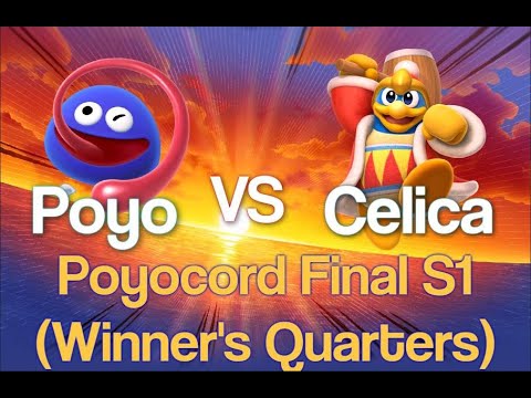Poyo (Gooey) vs Celica (King Dedede) - Kirby Fighters 2 - Poyocord Finale Season 1