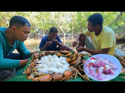 Amazing! Land Crab or "Kuray" Trap & Cook - Part 2