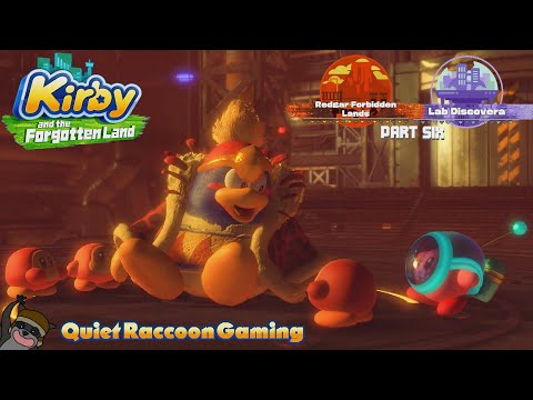 Kirby and the Forgotten Land (Switch) Part Six - Redgar Forbidden Lands & Lab Discovera