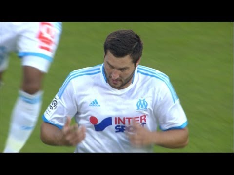 Goal André-Pierre GIGNAC (3') - EA Guingamp - Olympique de Marseille (1-3) - 2013/2014