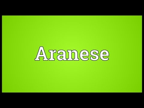 Aranese Meaning