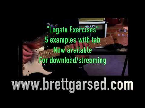 Brett Garsed legato exercises lesson now available