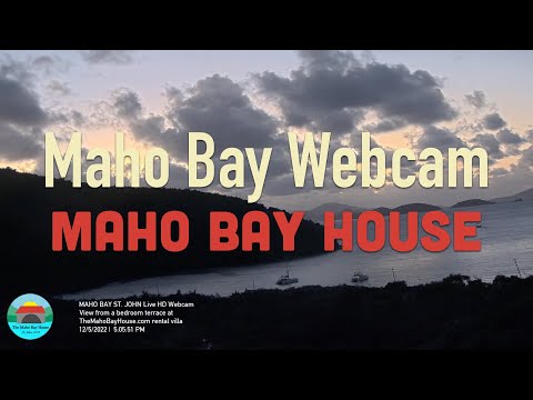 Maho Bay Webcam in St. John