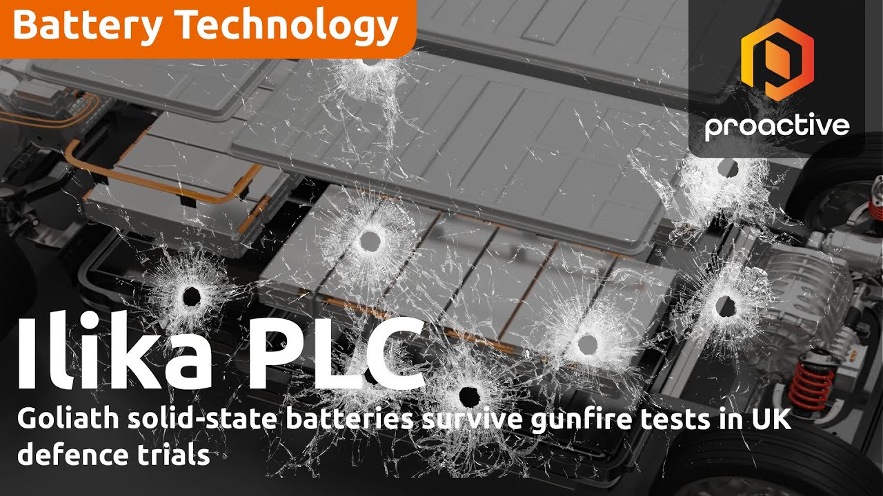 Ilika CEO on Goliath batteries passing battlefield safety tests, defence sector opportunity 