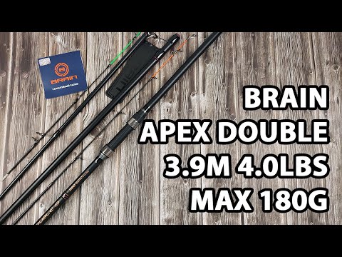 Карп-фідер Brain Apex Double 3.9m 4.0lbs/max 180g