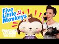Five Little Monkeys Jumping On The Bed Counting Song For Kids