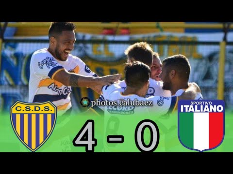 Primera C : DOCK SUD 4 - 0 SPORTIVO ITALIANO | (Los Goles)