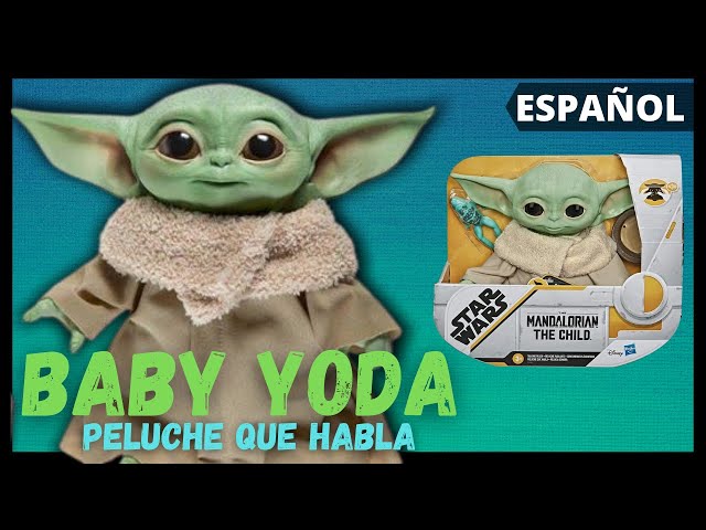 Vídeo relacionado con Star Wars Juguete de Peluche Que Habla de El Niño Sonidos del Personaje y Accesorios, Juguete de The Mandalorian para niños a Partir de 3 años