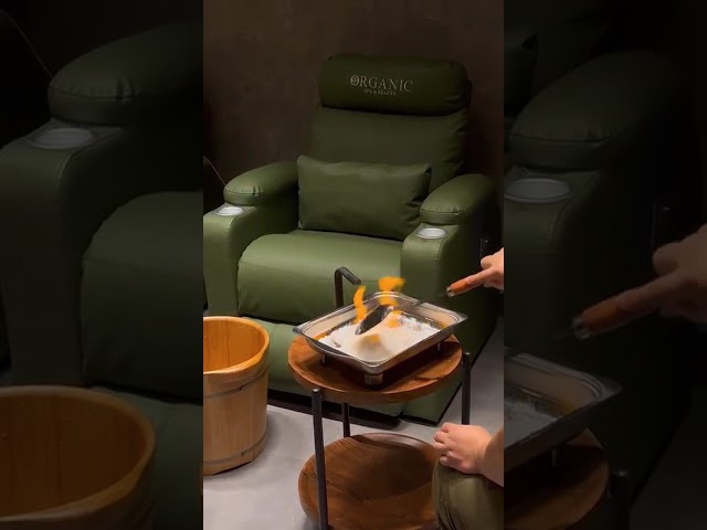 مساج الأقدام بالملح الناري (35 دقيقة)