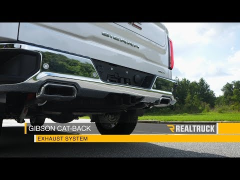 Gibson Exhaust Systems Before and After Sound on a 2019 GMC Chevy 1500 Crew Cab 5.3 V8