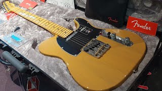Video thumbnail for Fender Butterscotch Blonde American Professional II Telecaster by Essex Recording Studios