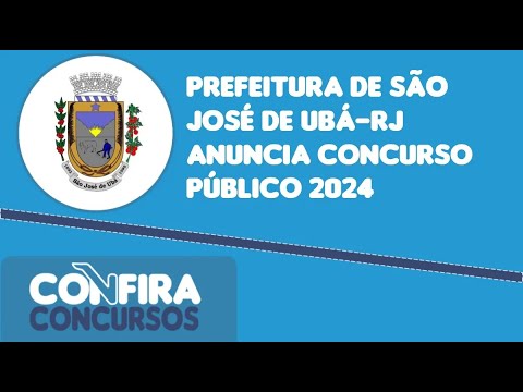 Concurso Prefeitura São José de Ubá-RJ 2024