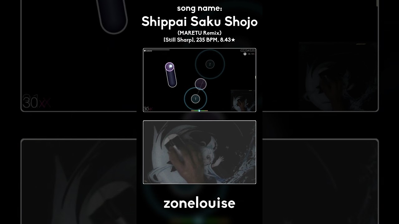 failure boy #osu #osugame #rhythmgame #zonelouise