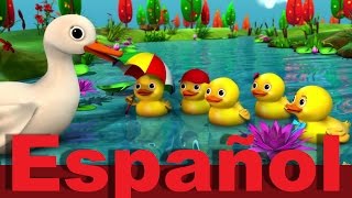 Cinco patitos  Canciones infantiles  LittleBabyBum