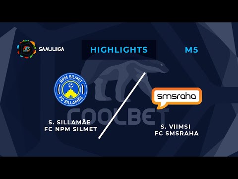 Npm Silmet FC Sillamäe - Viimsi FC Smsraha. Coolbet Saaliliiga. MD 5. Highlights