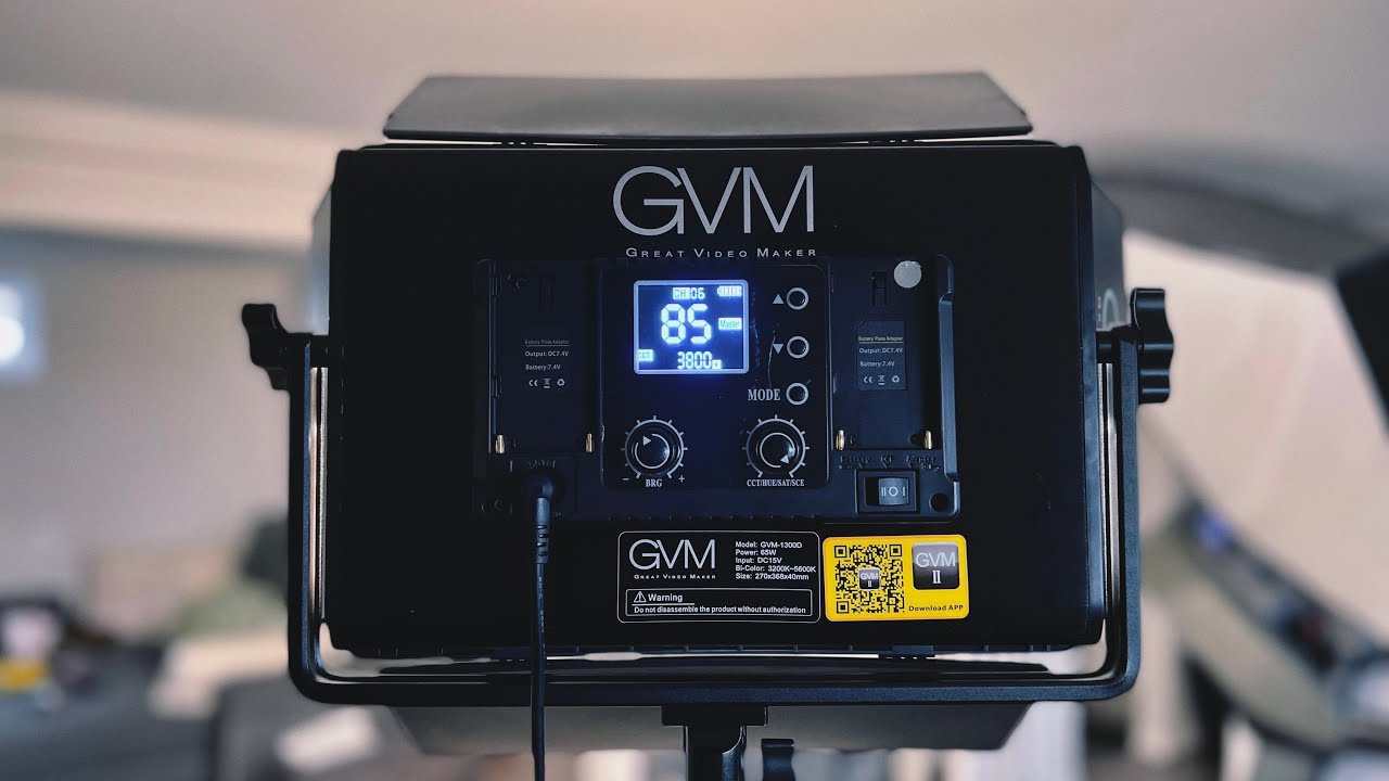 Add Some Light To Your Studio With GVM 1300D Light Kit