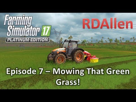 FS17 Platinum MP Estancia Lapacho E7 - Mowing That Green Grass!