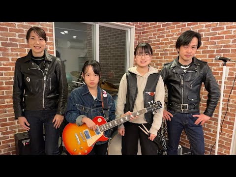 THE STAR CLUB / BLACKGUARD  ANGELコピー 愛知県 ファミリーバンド ロッキンクレイジースターズ 2024年 小4ギター希美  10歳 中2ドラマー美咲 13歳