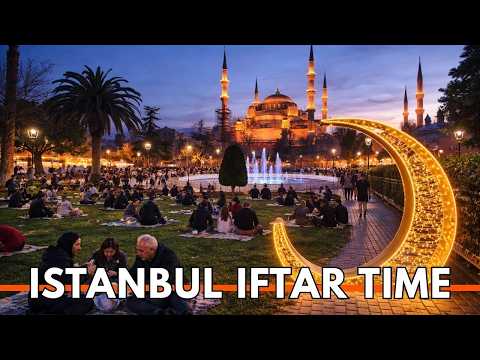 ISTANBUL TURKEY 2026 4K WALKING TOUR | Iftar Rush in Sultanahmet 😳 (Blue Mosque Ramadan Night)
