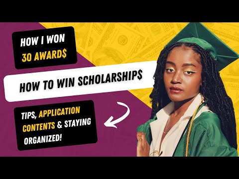 How to Get Financial Aid For College | Scholarship Tips, Application Contents & Organization!! Video