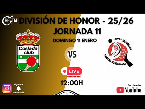 [25/26] DH - J11 | CTM Coslada VS Boadilla TM