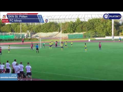 04.08.2016 SKN St. Pölten - FC Minsk - Highlight  (1. Halbzeit / 33:58) am 04.08.2016 19:53