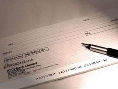 How To Write A Cheque