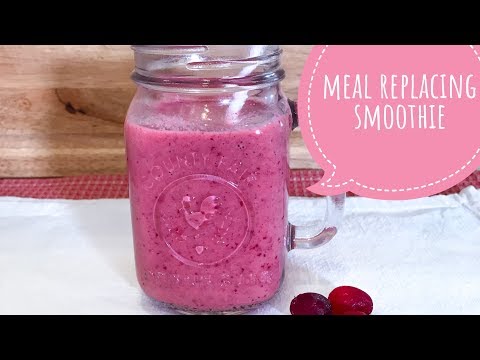 Meal Replacing Cranberry and Orange Smoothie | Sona Manukian