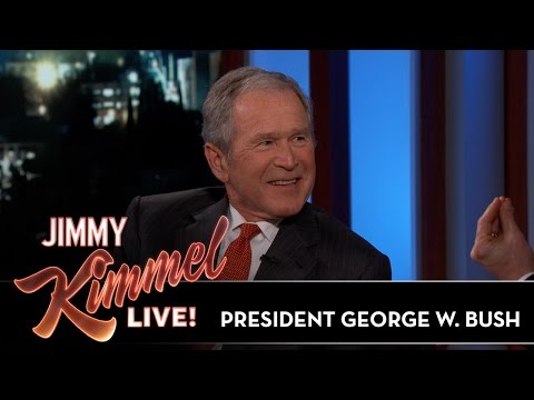 Jimmy Kimmel's FULL INTERVIEW with President George W. Bush Video