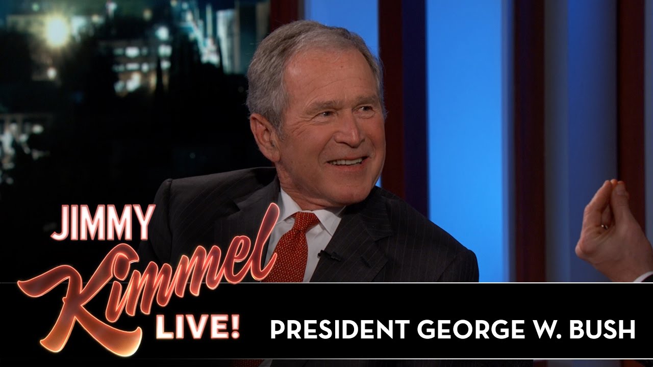 Jimmy Kimmel's FULL INTERVIEW with President George W. Bush