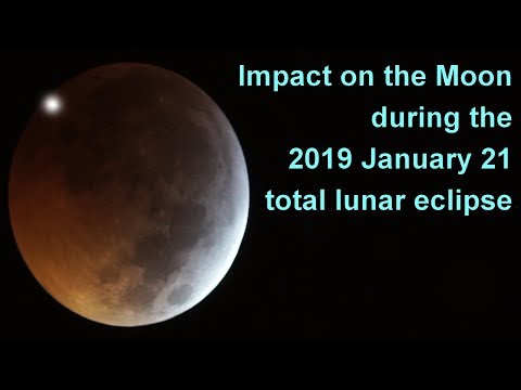 First impact flash ever spotted on the Moon during a lunar eclipse