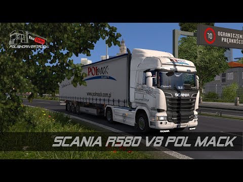 [ETS2. V1.28]...PDT...Scania r580 v8 Pol Mack