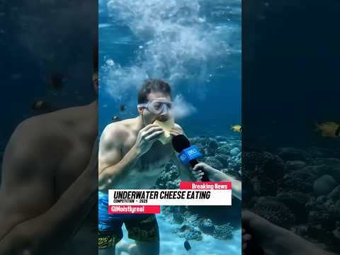 Underwater Cheese Eating Competition UK.