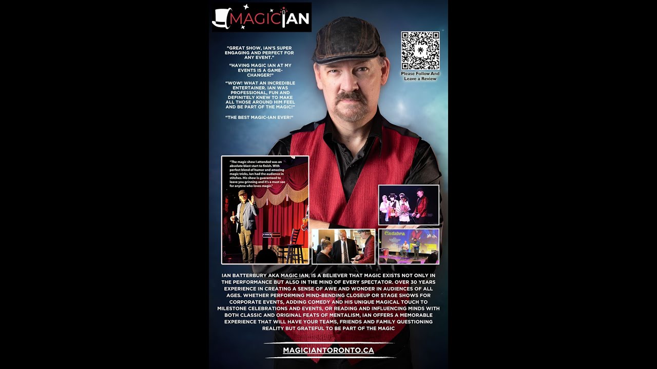 Promotional video thumbnail 3 for Magic Ian - Toronto