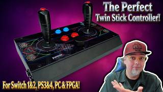 The PERFECT Twin Stick Controller For RETRO Gamers! Fightbox R-10